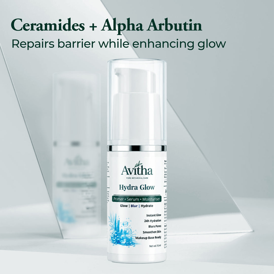 Avitha HydraGlow 3-in-1 Serum + Primer + Moisturiser (15ml)