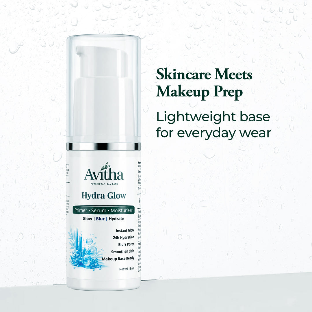 Avitha HydraGlow 3-in-1 Serum + Primer + Moisturiser (15ml)