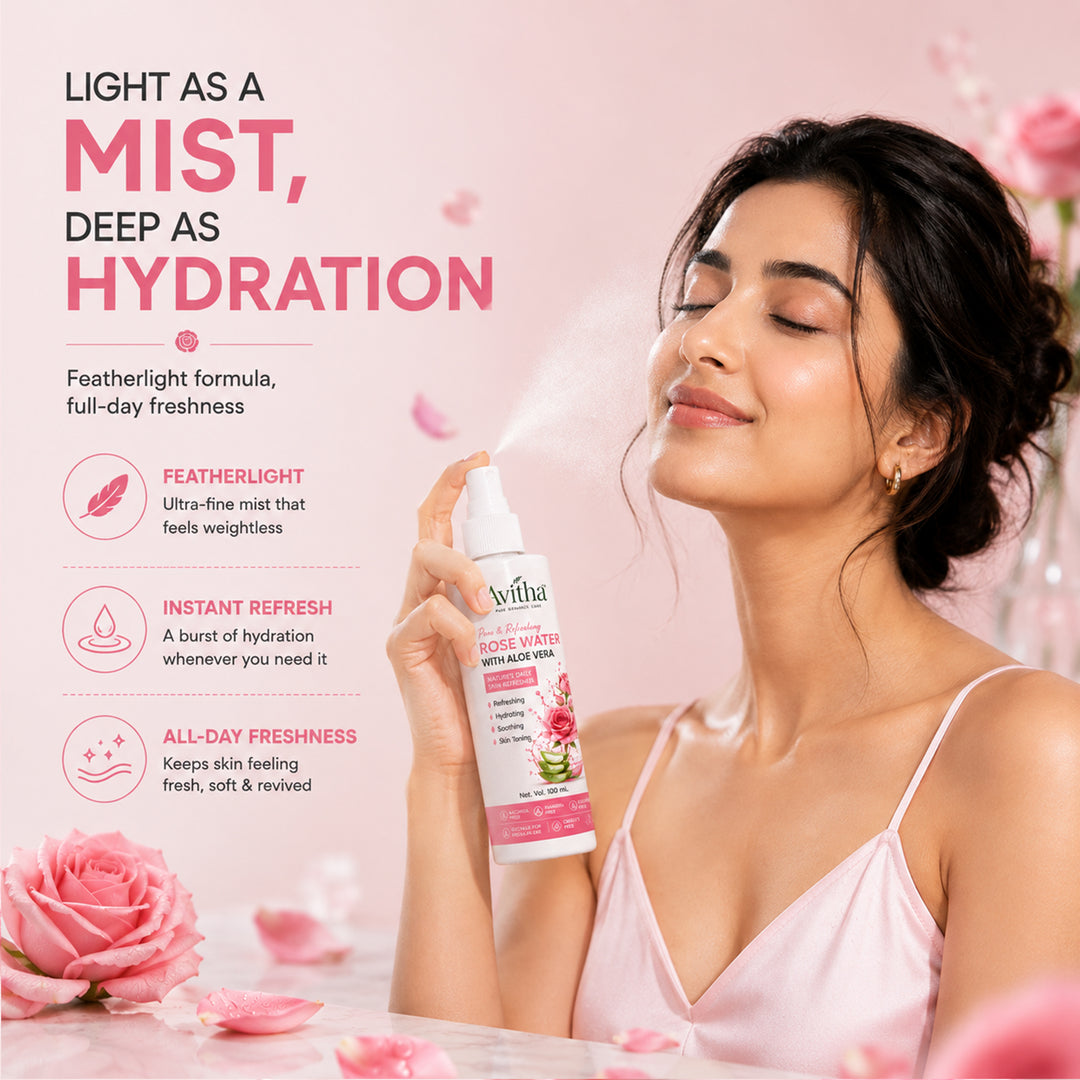 Avitha Rose Water With Aloe Vera