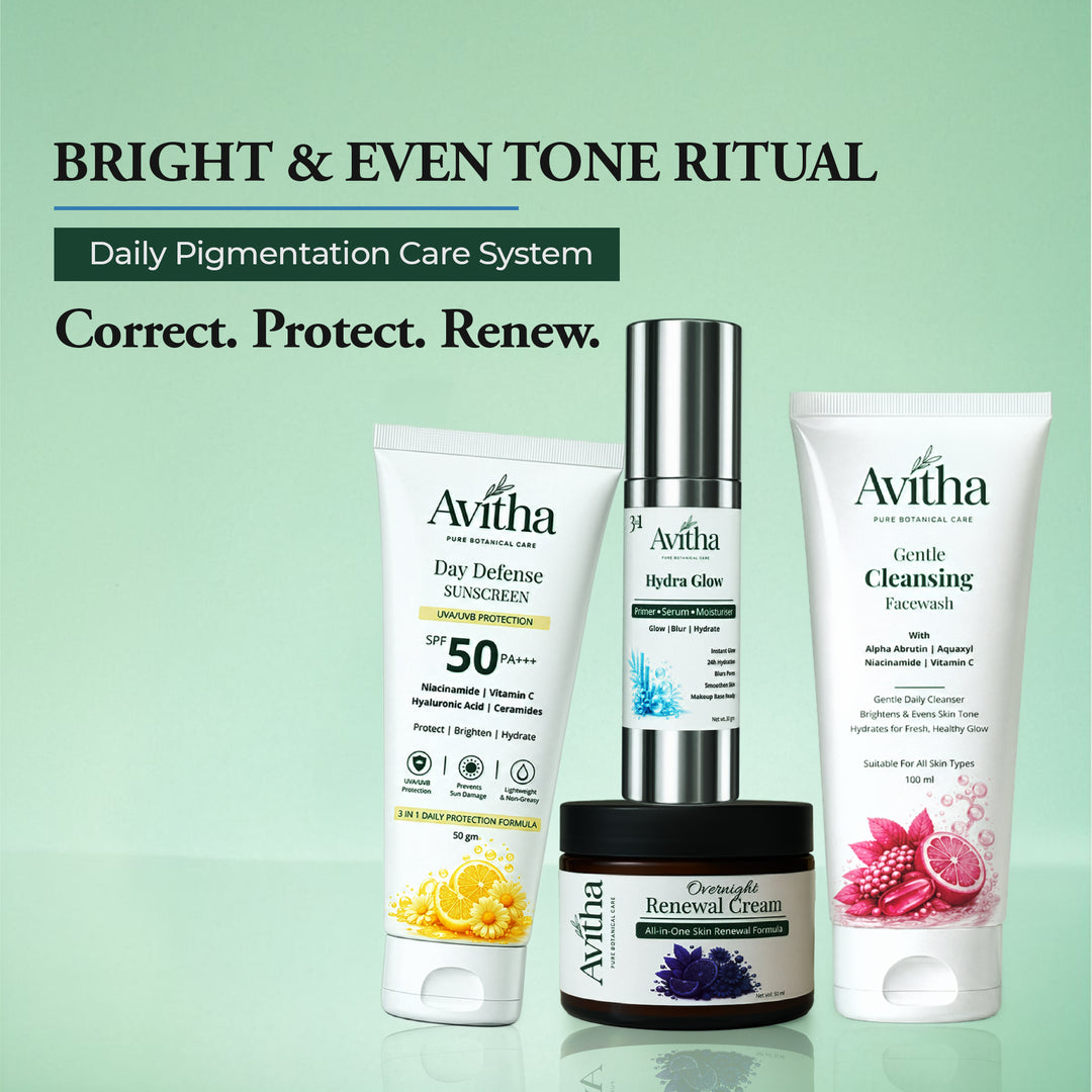 Avitha Bright & Even Tone Ritual Combo