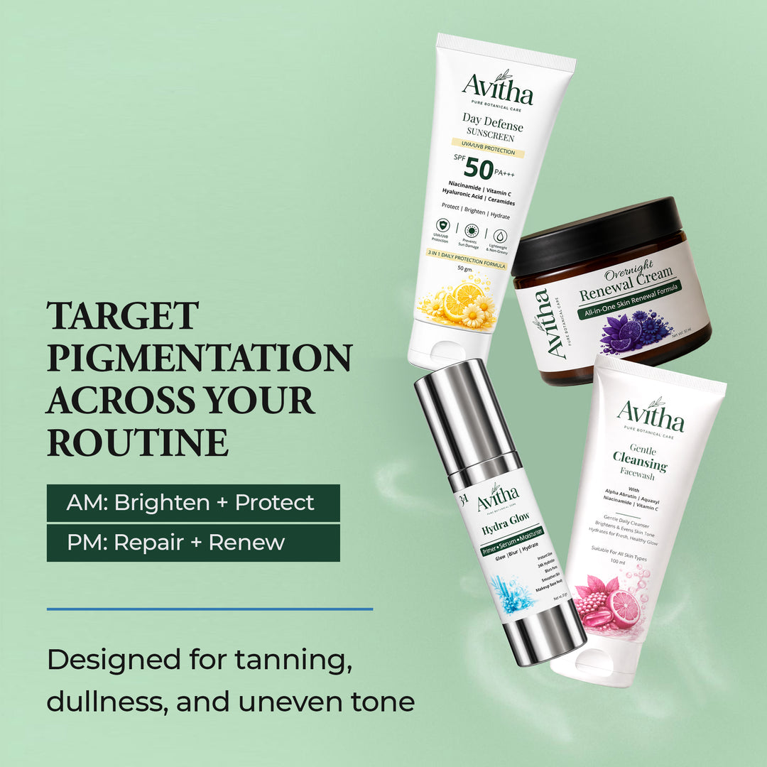 Avitha Bright & Even Tone Ritual Combo