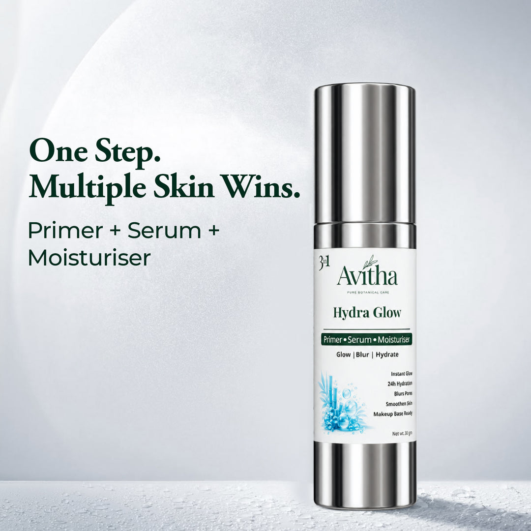 Avitha HydaGlow 3in1 - Serum + Primer + Moisturiser (15ml)